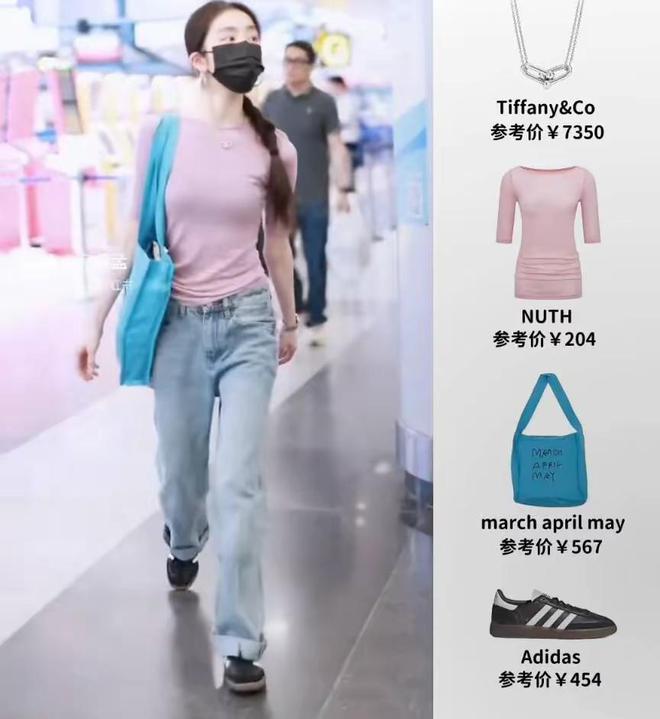 19岁黄多多留学归来穿紧身衣又美又瘦真洋气个子比妈妈矮太多(图7)